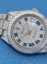 Full Iced Out Datejust Moissanite Watch