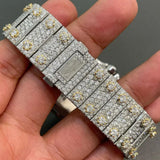 Arabic Dial D Color Moissanite Wrist Watch