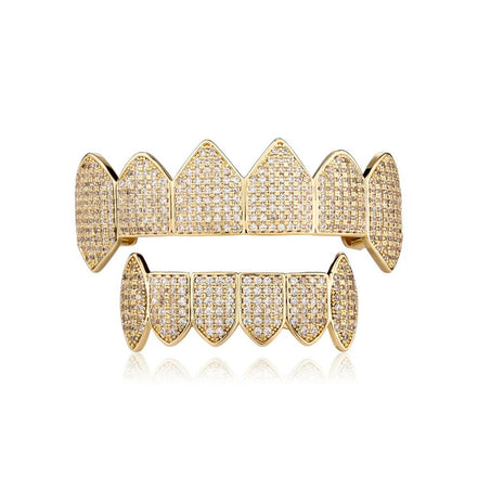 Moissanite Diamond Iced Out Vamp Grillz