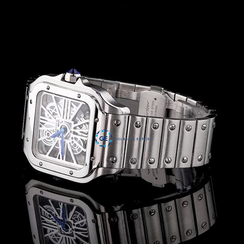 Skeleton Stainless Steel Automatic Exclusive Watch