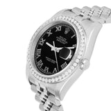 Automatic Stainless Steel Datejust Moissanite Watch