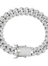 Classic Miami Cuban Link Moissanite Bracelet Iced Out