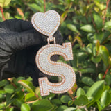 Moissanite Handmade Customize Letter Pendant