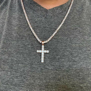 Customize Moissanite Hip Hop Cross Pendant