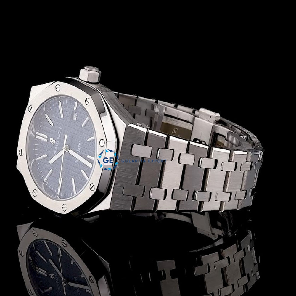 Blue Dial Elegant Luxury Men's Wrist Watch