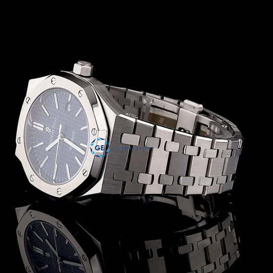 Blue Dial Elegant Luxury Men's Wrist Watch