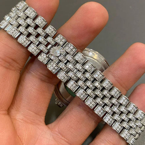 Datejust Iced Out Moissanite Luxury Watch