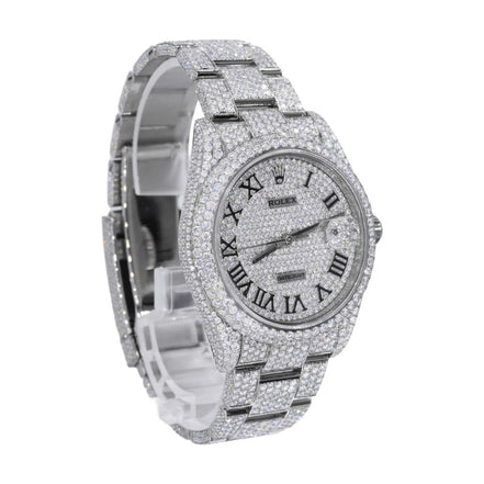 Iced Out Automatic Moissanite 41mm Automatic Watch For Men's