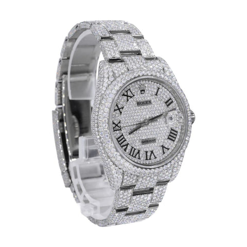 Iced Out Automatic Moissanite 41mm Automatic Watch For Men's