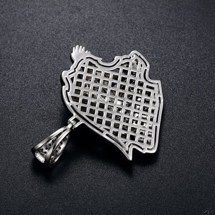Hip Hop Customize Moissanite Ice Roaring Tiger Pendant