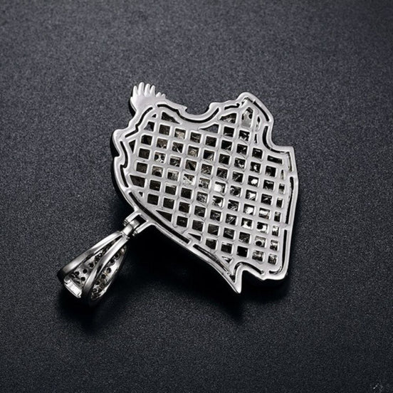 Hip Hop Customize Moissanite Ice Roaring Tiger Pendant