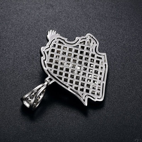 Hip Hop Customize Moissanite Ice Roaring Tiger Pendant