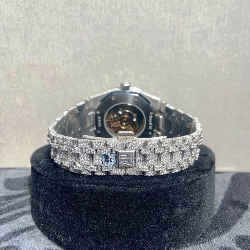 Moissanite Iced Out Hip Hop Watch For Men's