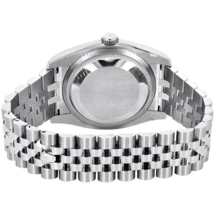 Datejust Custom Moissanite Bezel Roman Numerals Dial