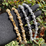D Color Moissanite Iced Out Ball Link Chain For Men's