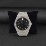 Black Dial Iced Out Moissanite Luxury Fashion Watch