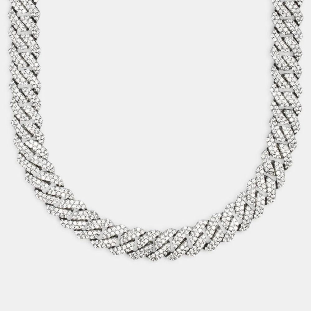 20mm Luxury Moissnaite Chain Gift For Men's