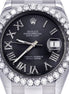 Automatic Stainless Steel Moissanite Elegant Watch