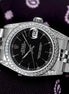 Automatic Stainless Steel Moissanite Watch For Men's