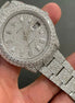 Bust Down Fully Iced Out Moissanite Hip Hop Watch For Him