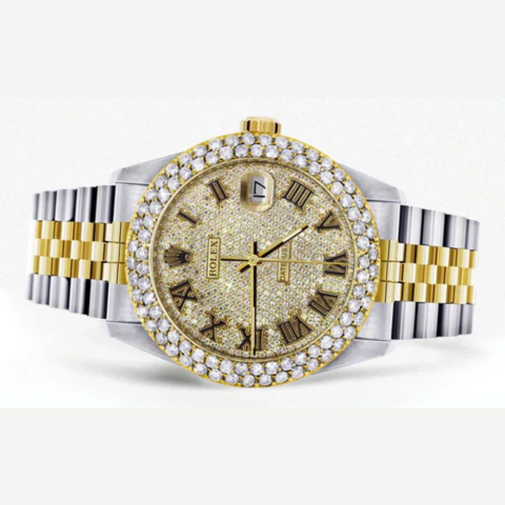 Date Just Automatic Moissnaite Classic Watch For Men's