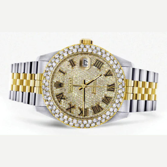 Date Just Automatic Moissnaite Classic Watch For Men's