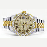 Date Just Automatic Moissnaite Classic Watch For Men's