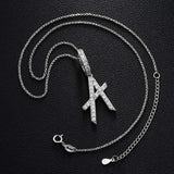 Customize Name Letter Moissanite Diamond Pendant