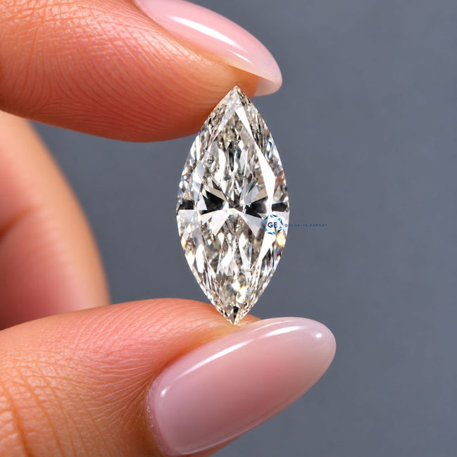 Marquise Cut Lab Grown Diamond, Customized Lab Grown Diamond