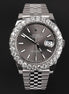 Datejust 41MM Stainless Steel Moissanite Hip Hop Watch