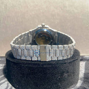 Full Iced Out D Color Moissanite Hip Hop Watch For Men's
