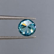 Round Cut Blue Lab Grown Diamond, Eco Friendly CVD Loose Diamond
