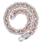 Carabiner Clip Moissanite Diamond Hip Hop Chain