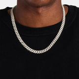 18mm Round Cut Moissnaite Diamond Luxury Chain