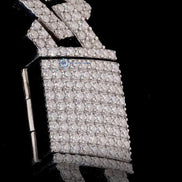 925 Sterling Silver VVS1 Moissanite Diamond Luxury Cuban Chain