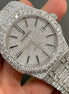 Bust Down Iced Out Moissanite Handcrafted Wrist Watch