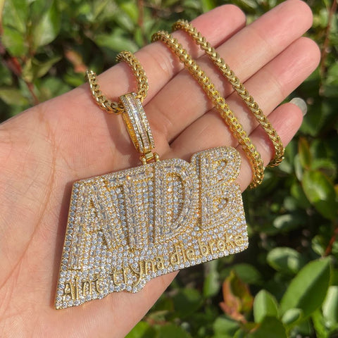 Iced Out Moissanite Diamond Hip Hop Necklace
