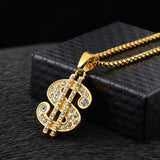 Hip Hop Luxury Moissanite Cash Money Dollar Pendant
