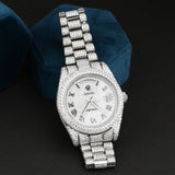 Fully Iced Out Day Date Moissanite Diamond Watches