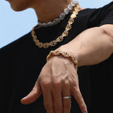 Byzantine Hip Hop Luxury Moissanite Men's Bracelet
