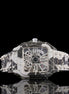 Snake Skin Pattern Moissanite Unique Style Hip Hop Watch