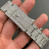 Black Dial Moissanite Iced Out Diamond Watch