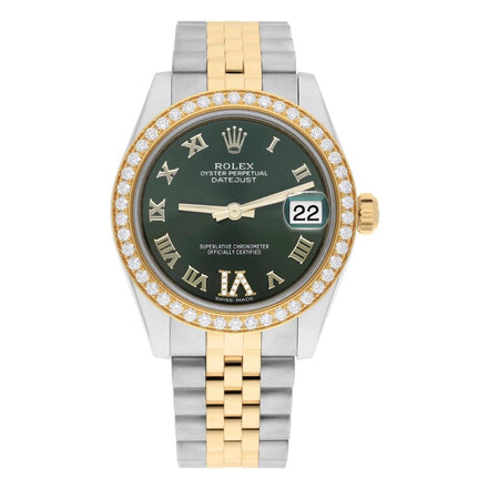Datejust Stainless Steel Moissanite Automatic Watch
