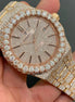 Stainless Steel Moissanite Luxury Wrist Watch For Men's