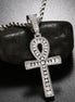 Hip Hop Key Cross Moissanite Diamond Men's Nacklace