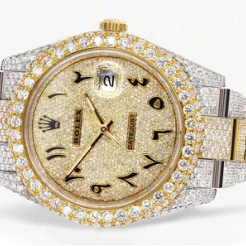 Expensive Rapper Watches For Men's Moissanite Wrist Watch