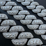 VVS1 Clarity Moissanite Miami Cuban Link Bracelet