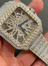 D Color Moissanite Handmade Skeleton Watch