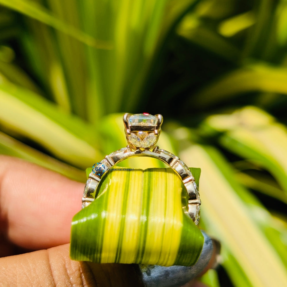 Radiant Cut Lab Grown Diamond Engagement Ring