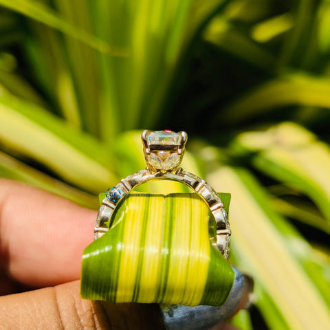 Radiant Cut Lab Grown Diamond Engagement Ring